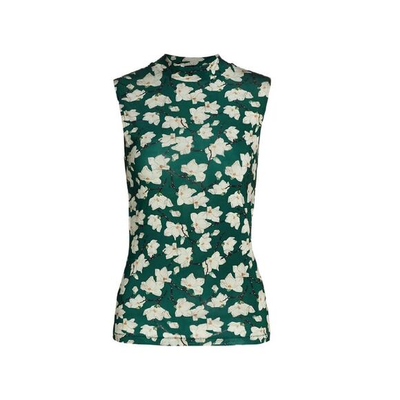 rag & bone Sabeen Floral Mockneck Sleeveless Top - Picture 4 of 8